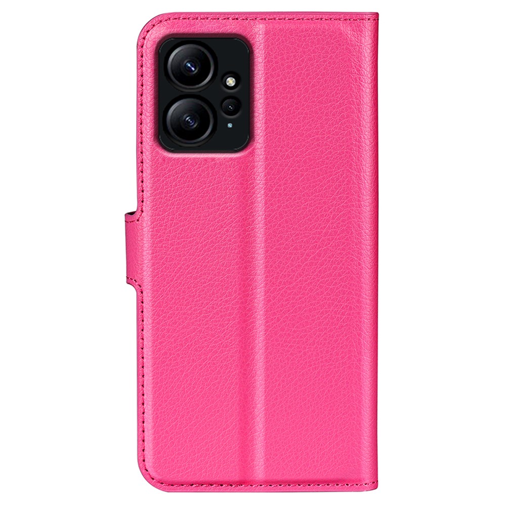  Xiaomi Redmi Note 12 4G Fodral Litchi Läder Rosa - Teknikhallen.se