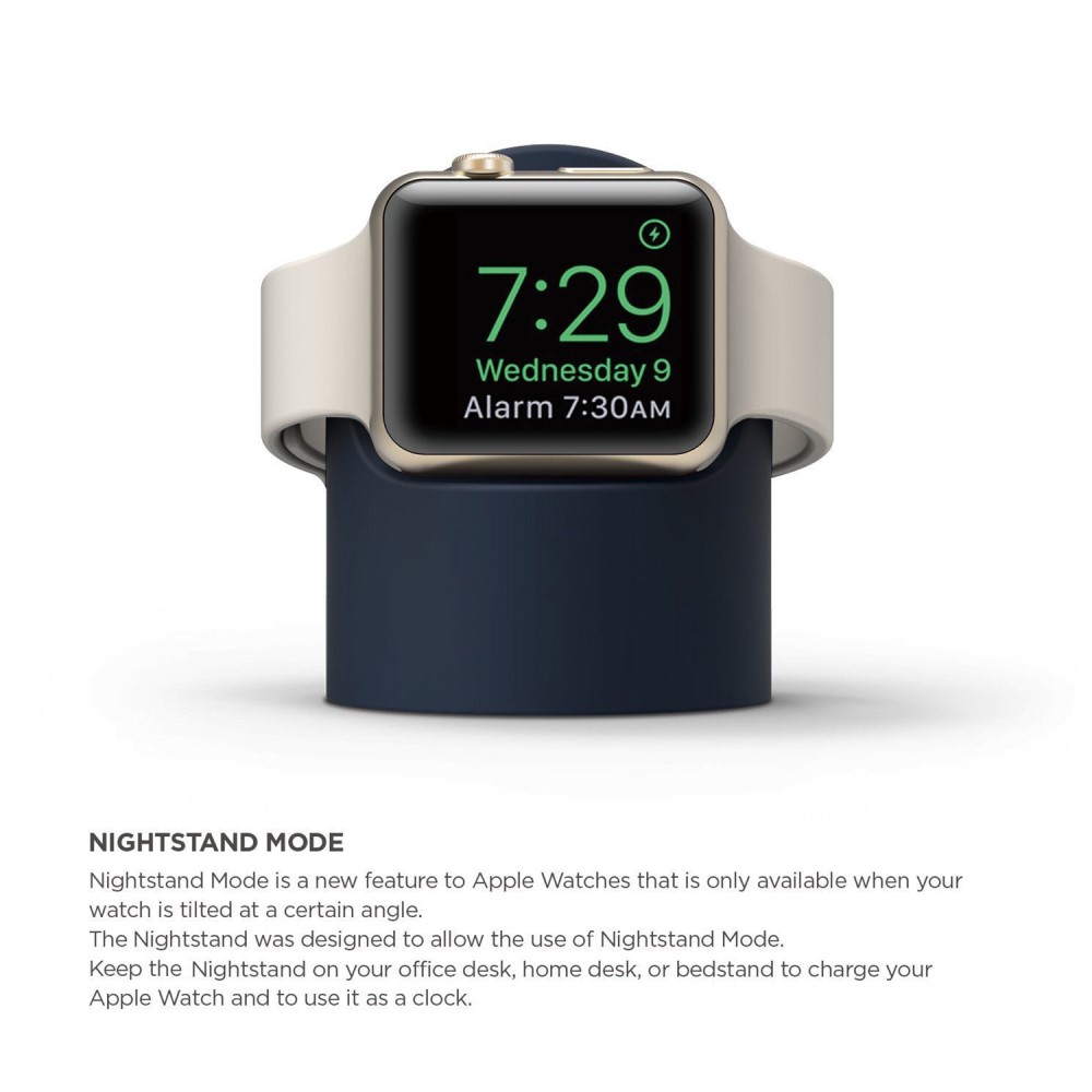  Apple Watch Silikon Stativ Mrk Bl - Teknikhallen.se