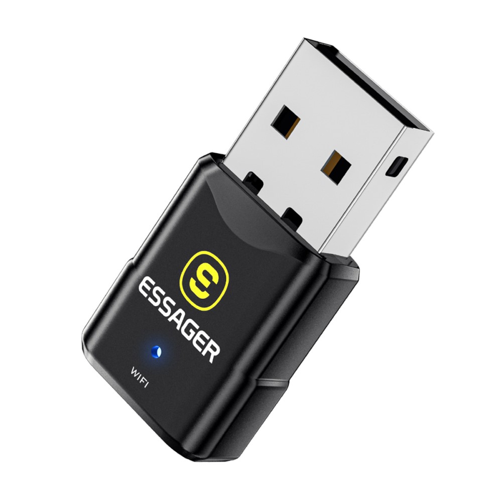 ESSAGER ESSAGER USB WiFi Nätverksadapter Svart - Teknikhallen.se