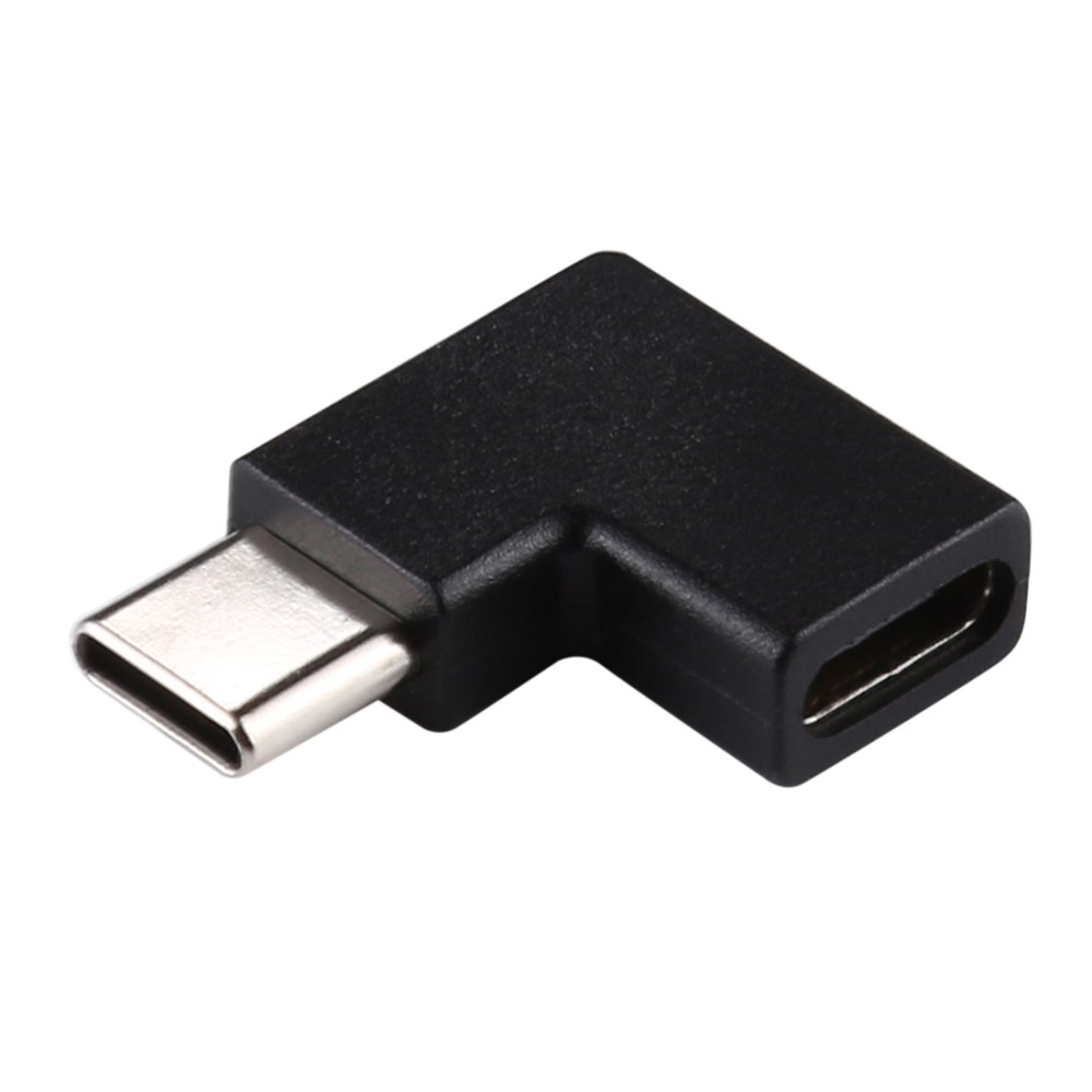  USB-C Hona - USB-C Hane Adapter 90 Grader Svart - Teknikhallen.se