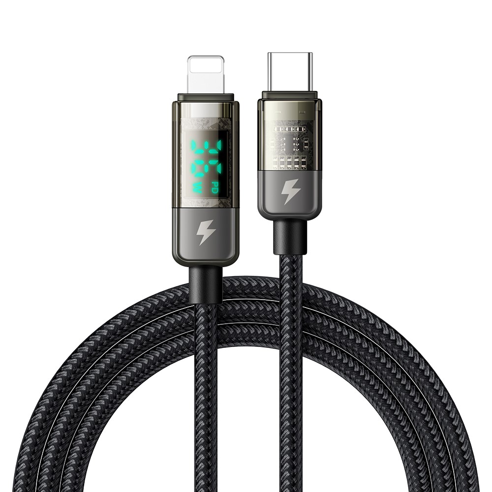 MCDODO Mcdodo 1.8m 36W PD USB-C - Lightning Auto Off Kabel Svart - Teknikhallen.se