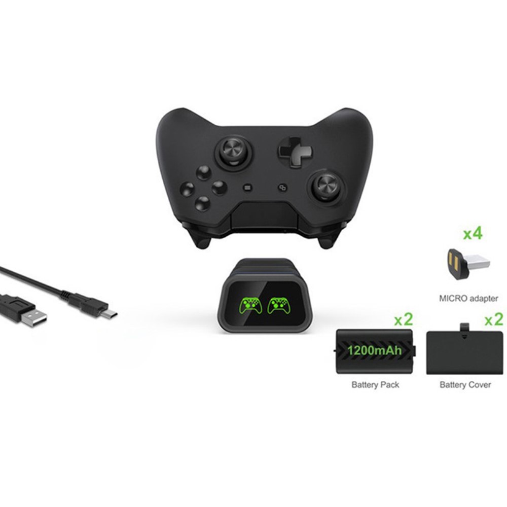 DOBE DOBE Xbox Dual Laddningsstll Med 2x 1200 mAh Batteripaket - Teknikhallen.se