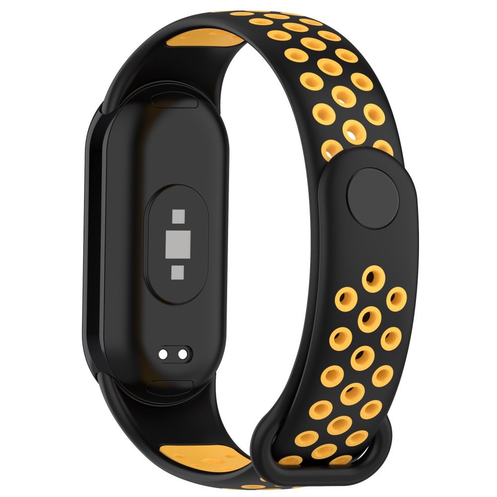  Xiaomi Smart Band 8 Trningsarmband Dual-Color Svart/Gul - Teknikhallen.se