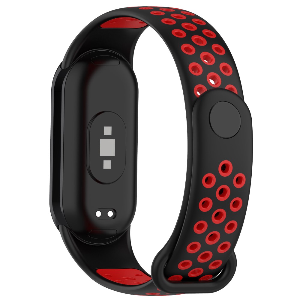  Xiaomi Smart Band 8 Trningsarmband Dual-Color Svart/Rd - Teknikhallen.se