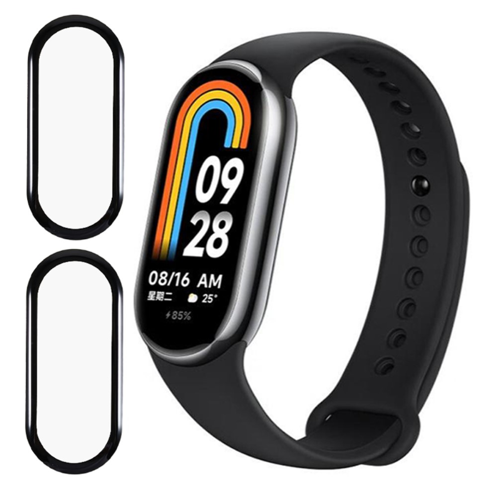  Xiaomi Smart Band 8 2-PACK Skrmskydd Hybrid - Teknikhallen.se