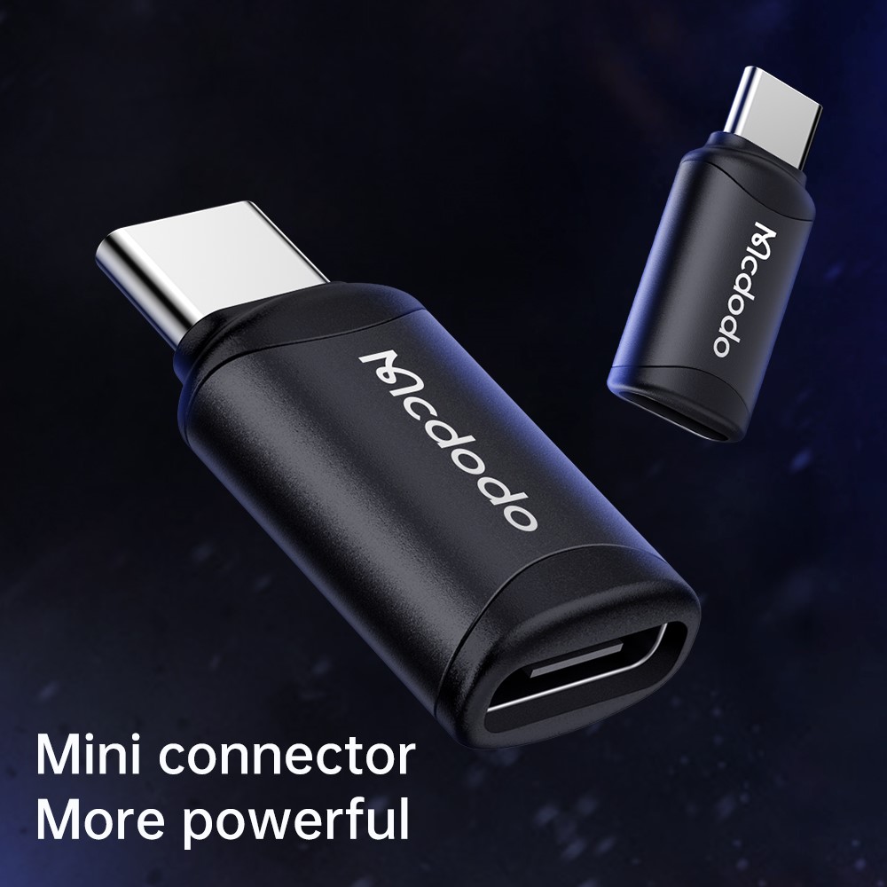 MCDODO Mcdodo MicroUSB Hona - USB-C Hane Adapter Svart - Teknikhallen.se