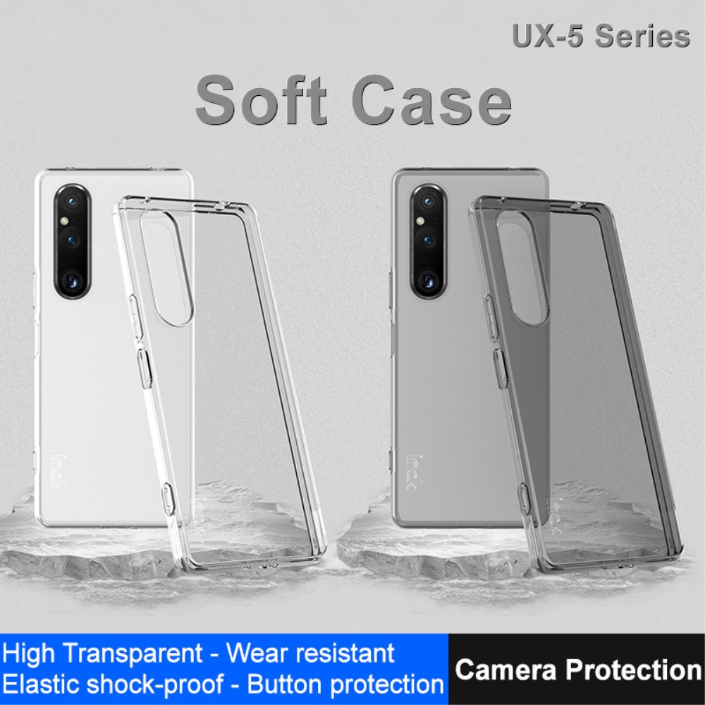 IMAK IMAK Sony Xperia 1 V Skal TPU Transparent - Teknikhallen.se