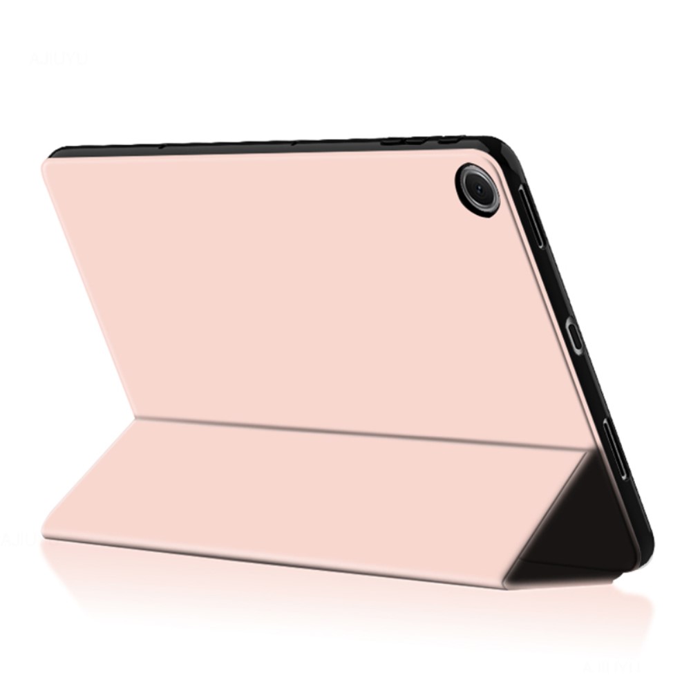  Google Pixel Tablet Fodral Tri-Fold Läder Ljus Rosa - Teknikhallen.se