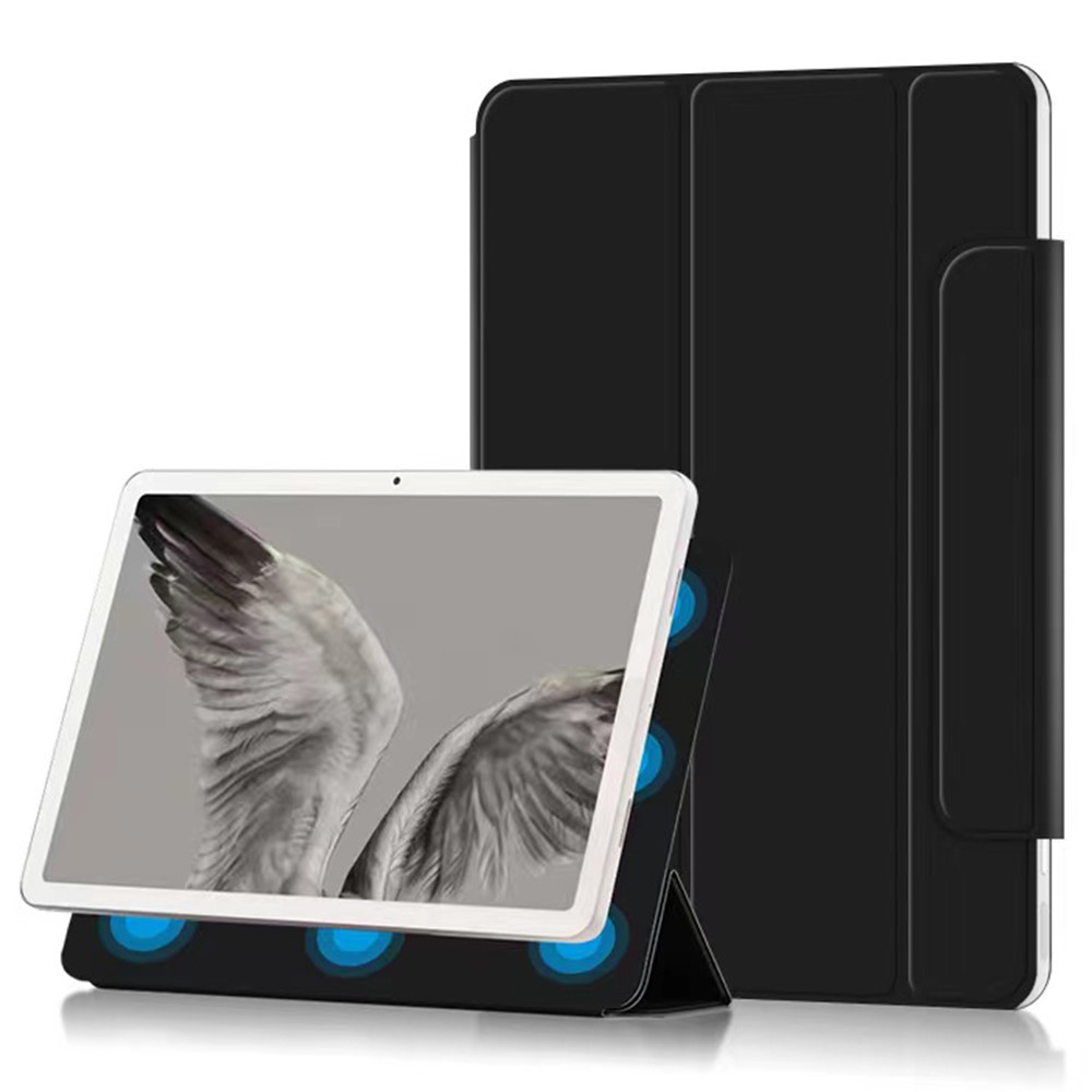  Google Pixel Tablet Fodral 2in1 Magnet Tri-Fold Svart - Teknikhallen.se