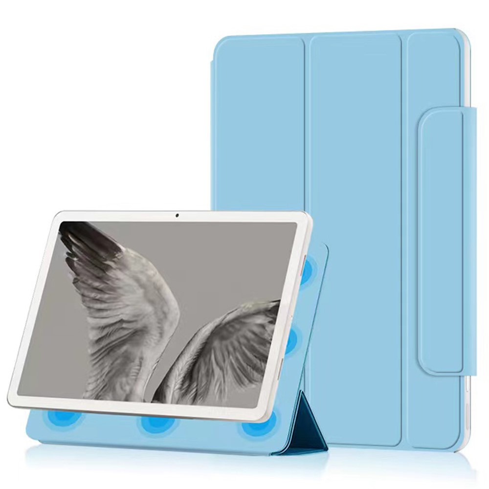  Google Pixel Tablet Fodral 2in1 Magnet Tri-Fold Baby Blue - Teknikhallen.se