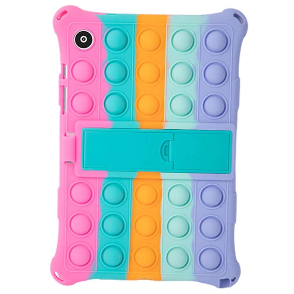  Galaxy Tab A8 10.5 Skal Pop It Fidget Kickstand Multicolor - Teknikhallen.se