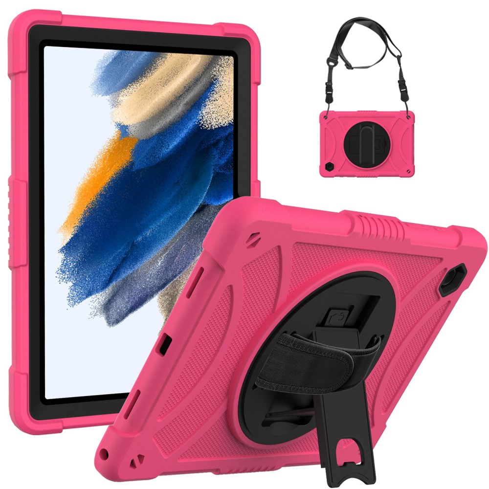  Galaxy Tab A8 Skal Hybrid Shockproof Kickstand Rosa - Teknikhallen.se