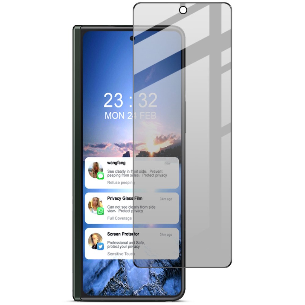 IMAK IMAK Galaxy Z Fold 5 Skrmskydd Hrdat Glas Privacy - Teknikhallen.se