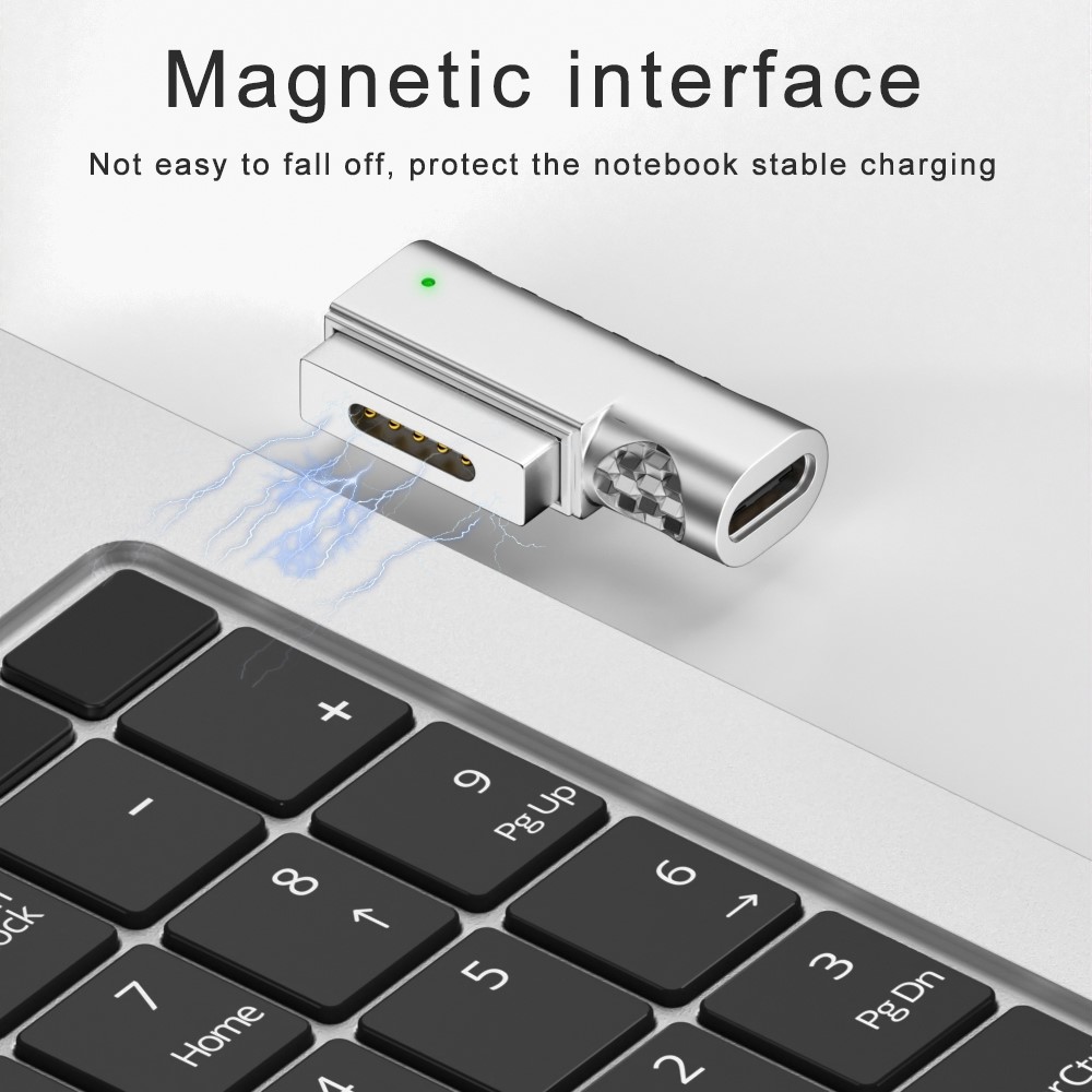  MacBook MagSafe 2 till USB-C Adapter Snabbladdning - Teknikhallen.se