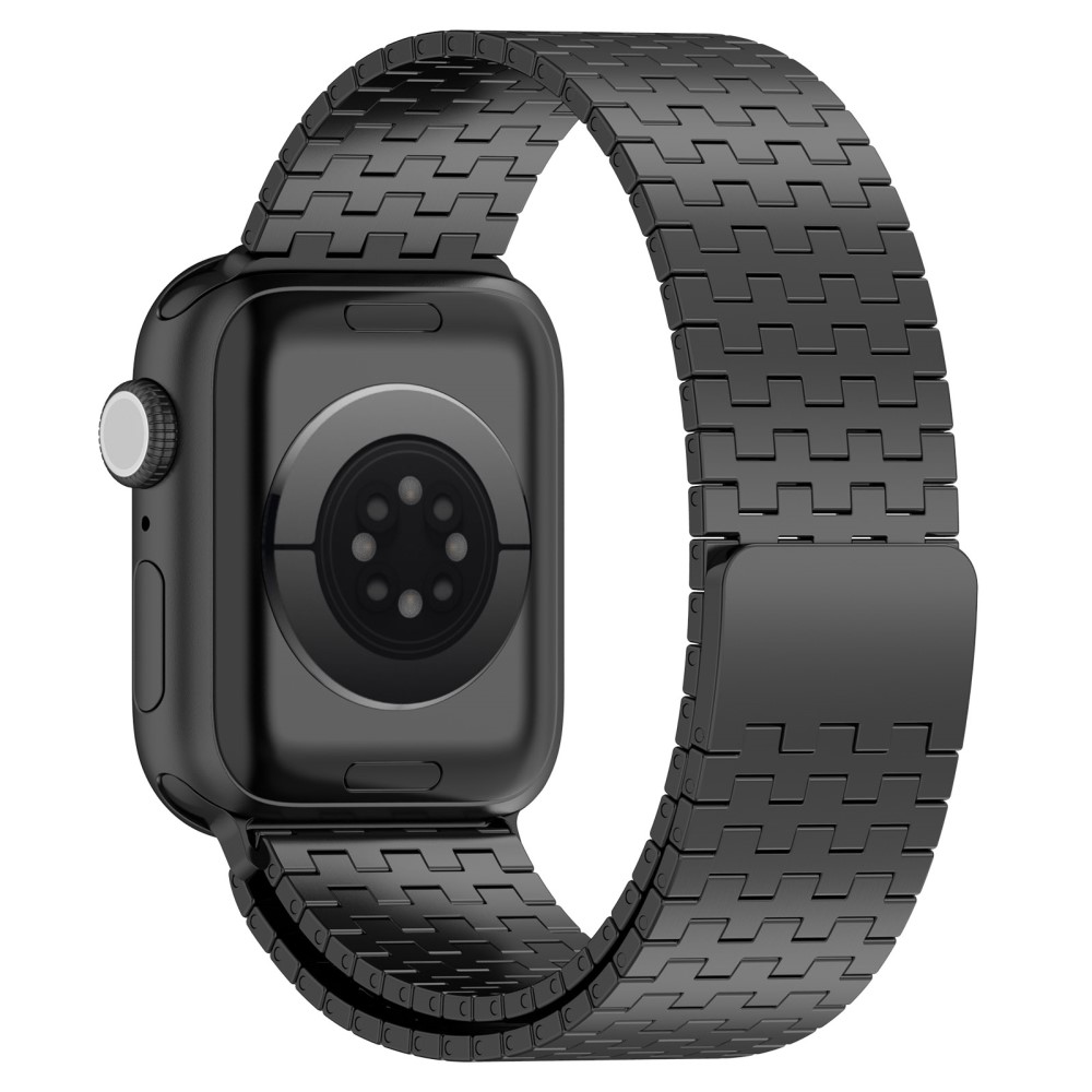  Apple Watch 42/44/45/49 mm Armband Magnetisk Loop Svart - Teknikhallen.se