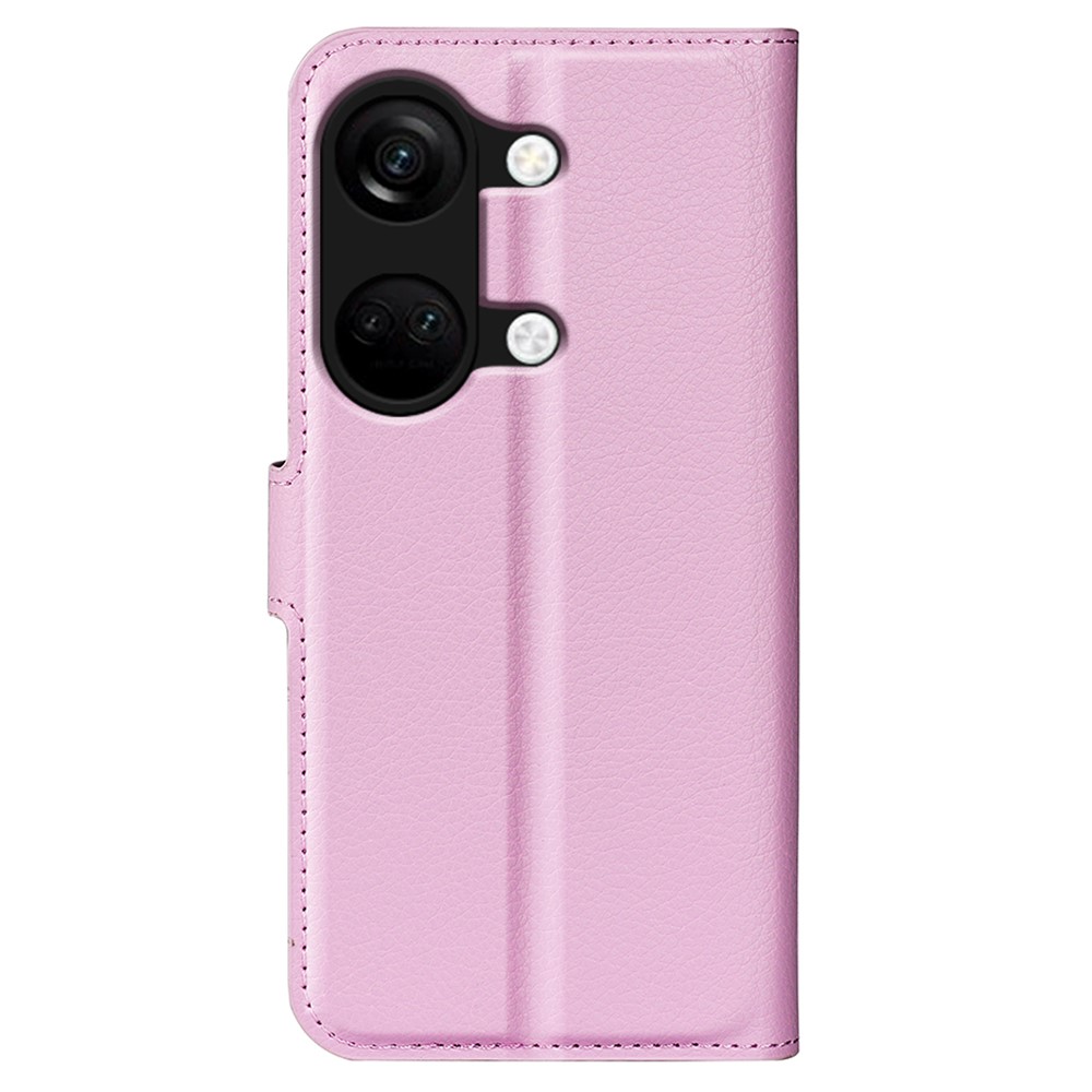  OnePlus Nord 3 5G Fodral Litchi Textur Ljus Rosa - Teknikhallen.se