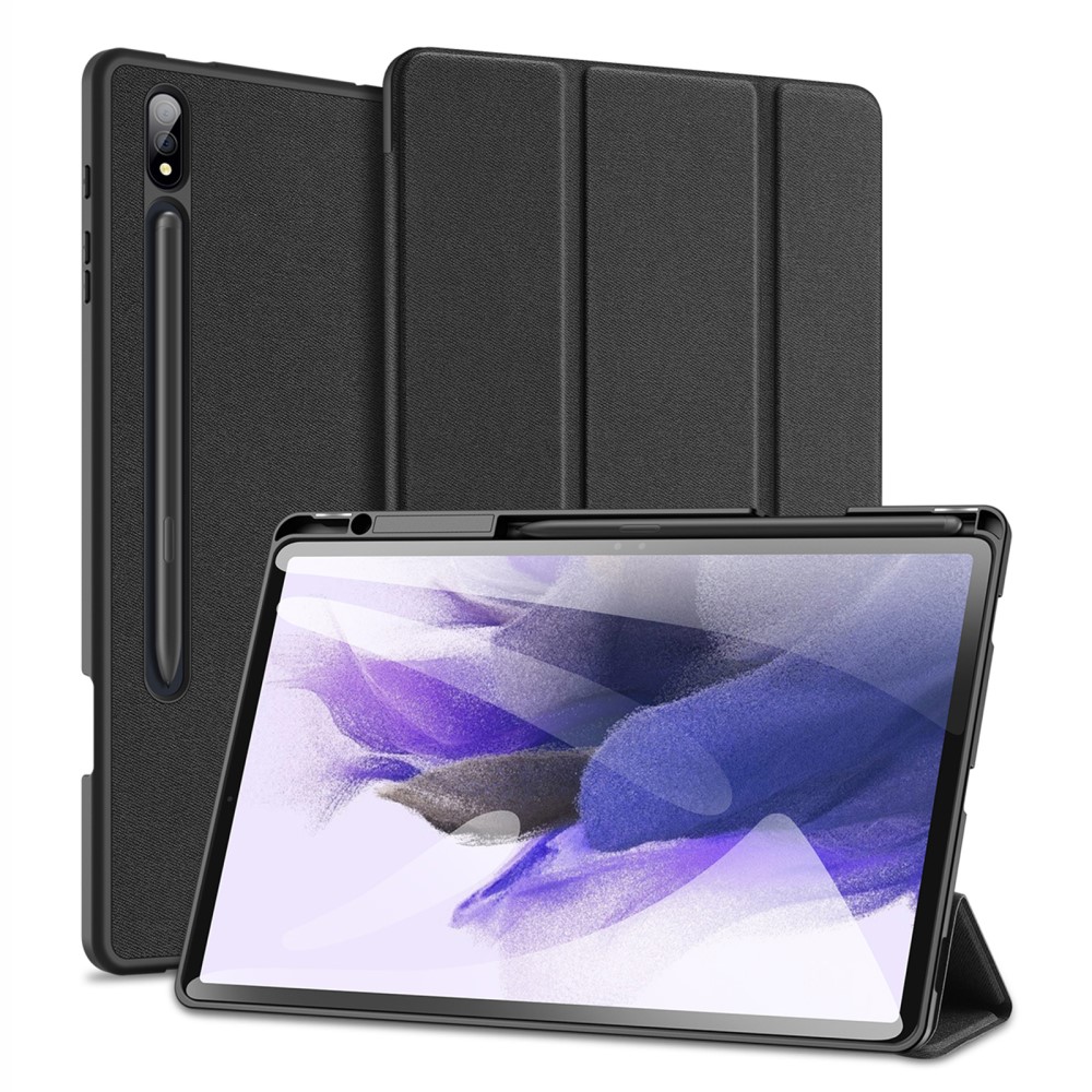 DUX DUCIS DUX DUCIS Galaxy Tab S9 Plus Fodral DOMO Tri-Fold Svart - Teknikhallen.se