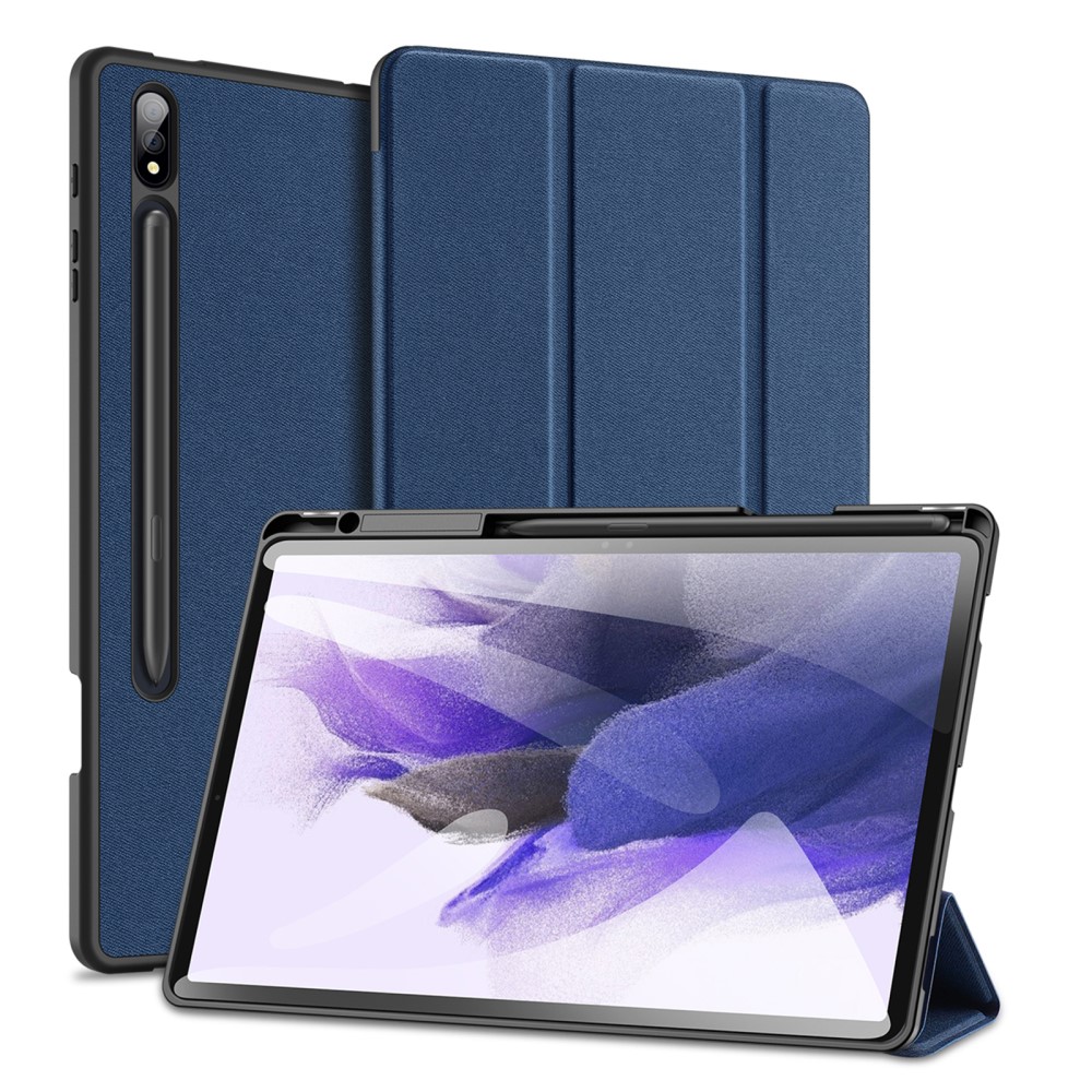 DUX DUCIS DUX DUCIS Galaxy Tab S9 Plus Fodral DOMO Tri-Fold Blå - Teknikhallen.se