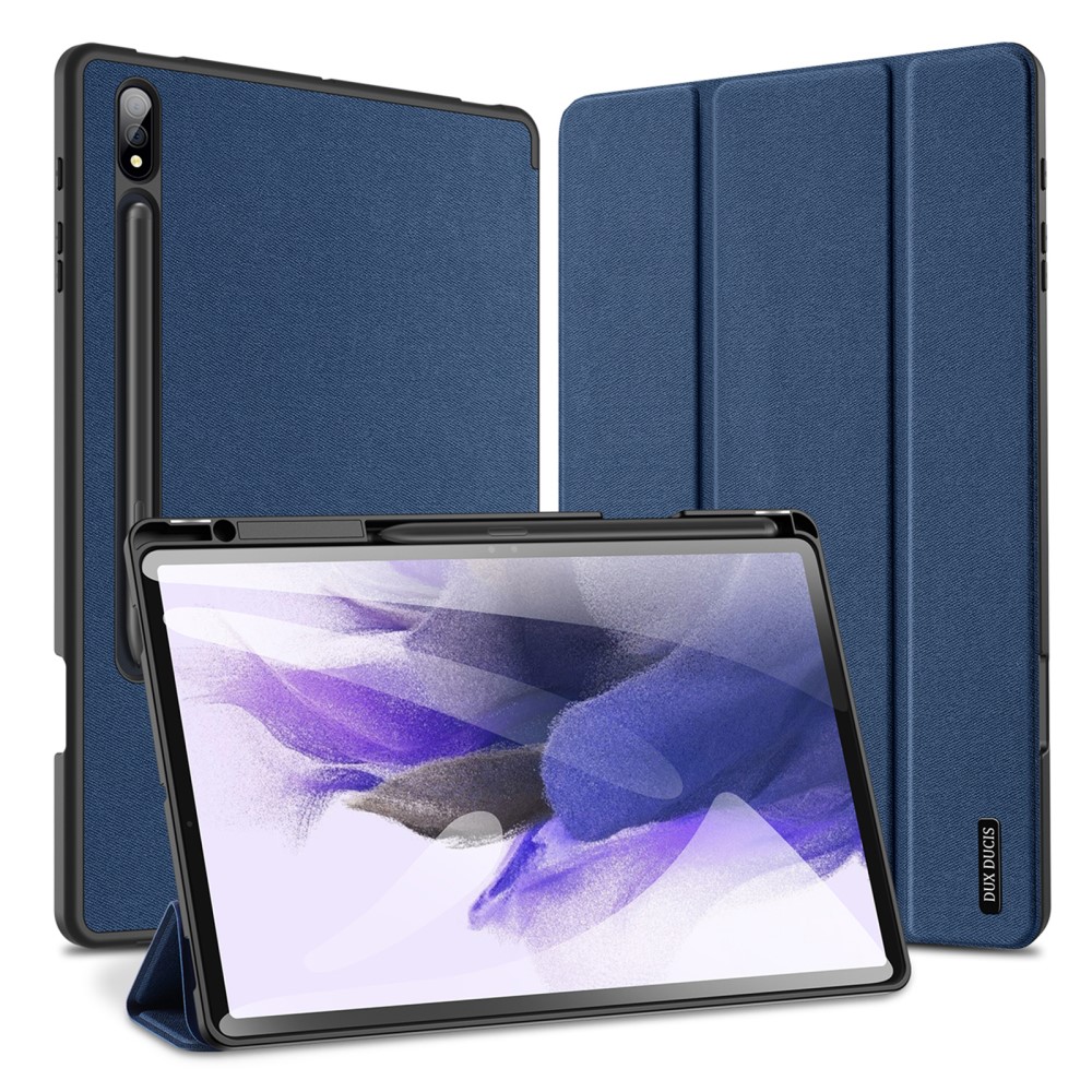 DUX DUCIS DUX DUCIS Galaxy Tab S9 Plus Fodral DOMO Tri-Fold Blå - Teknikhallen.se