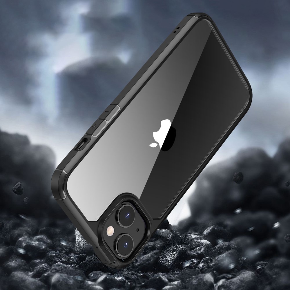  iPhone 15 Plus Skal Defense Armor Hybrid Svart - Teknikhallen.se