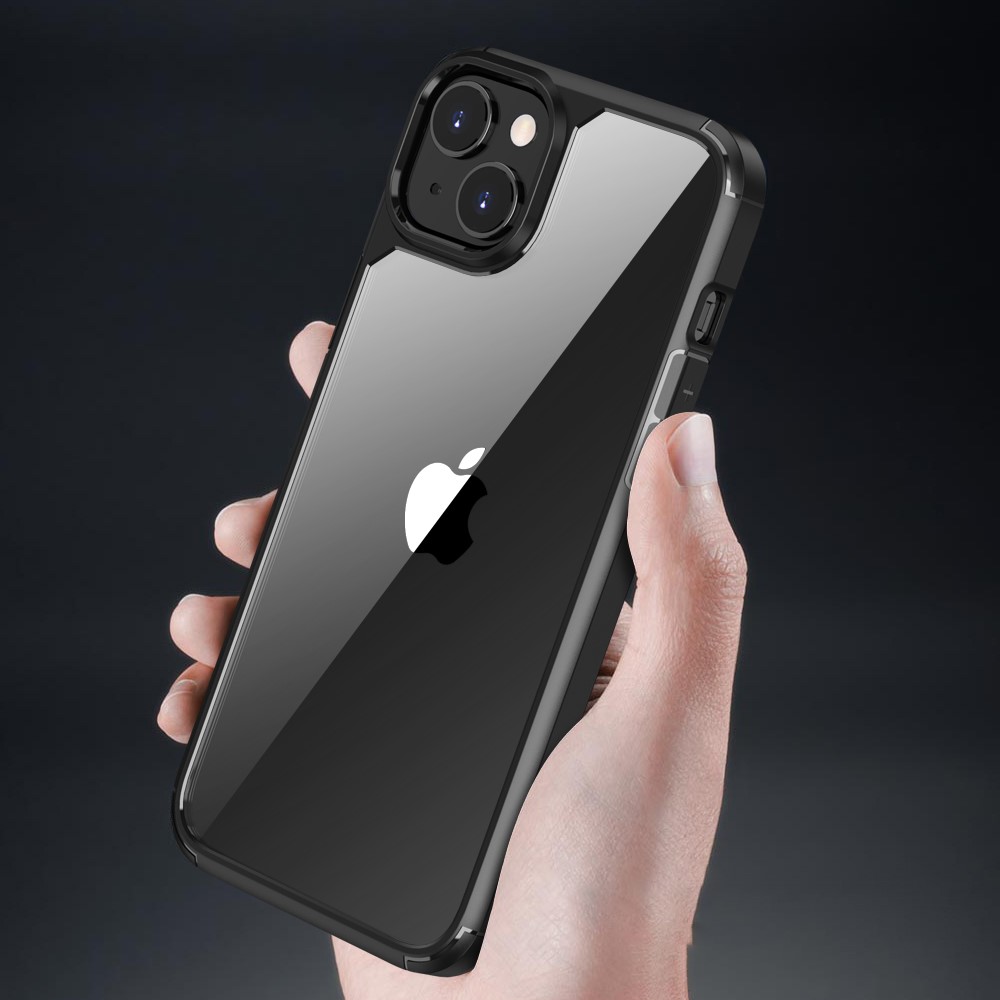  iPhone 15 Plus Skal Defense Armor Hybrid Svart - Teknikhallen.se