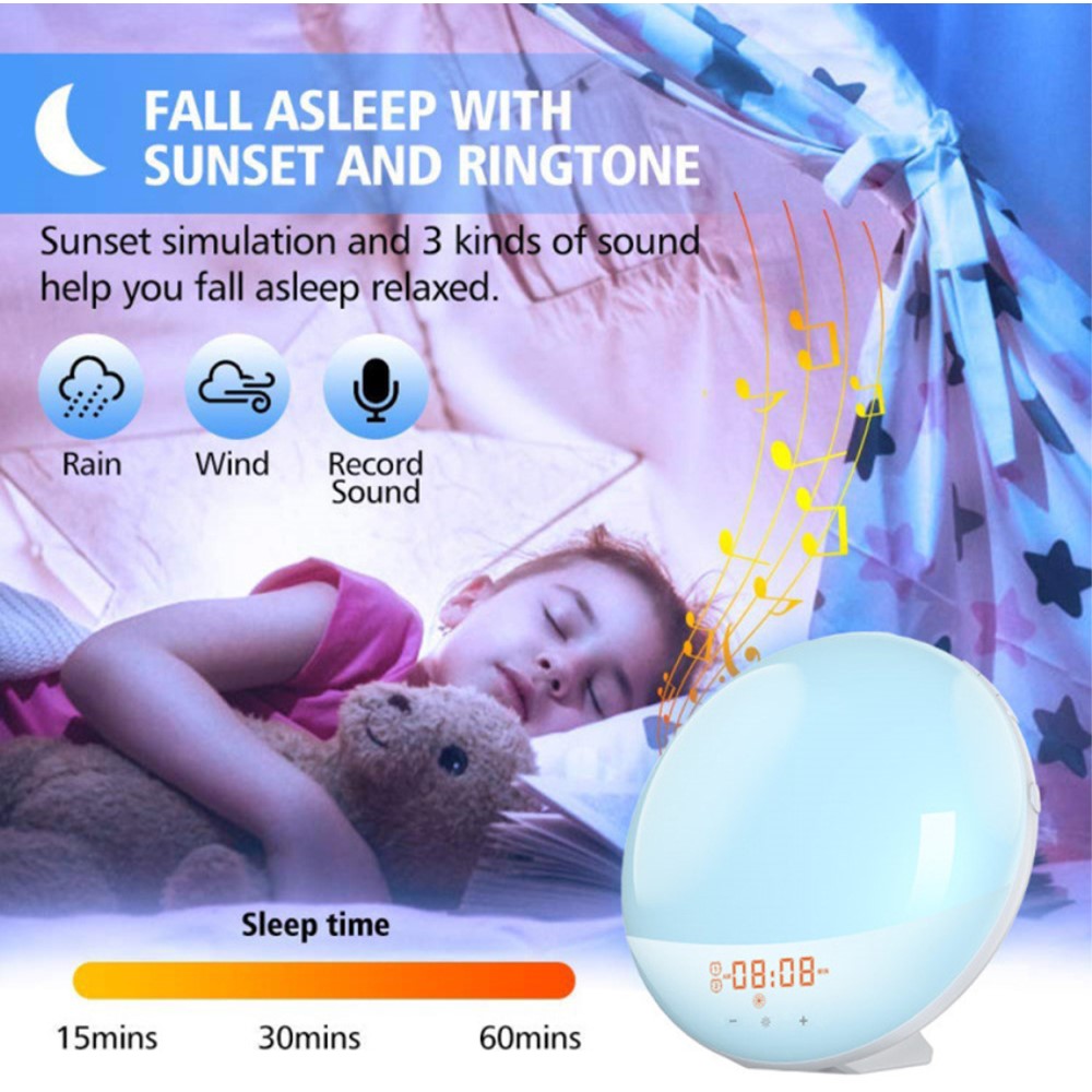  Wake-Up Väckarklocka Med Soluppgång - Teknikhallen.se