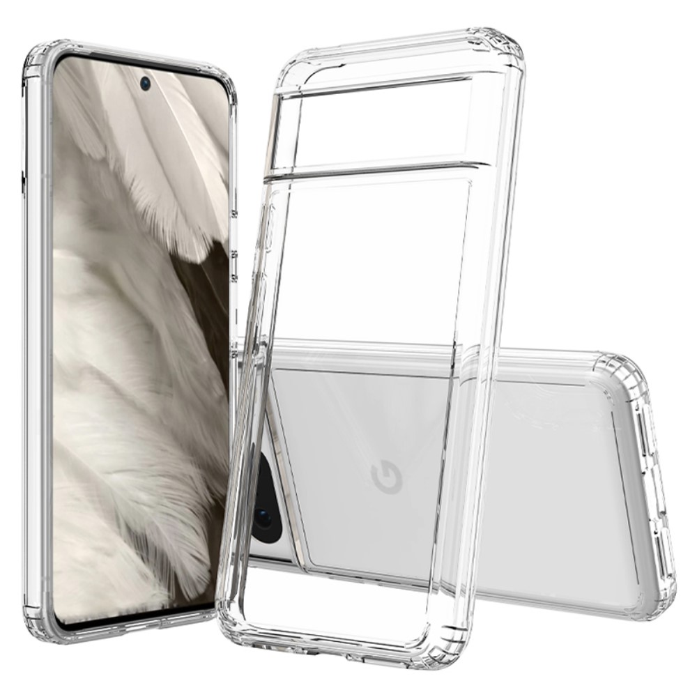  Google Pixel 8 Skal Akryl/TPU Hybrid Transparent - Teknikhallen.se