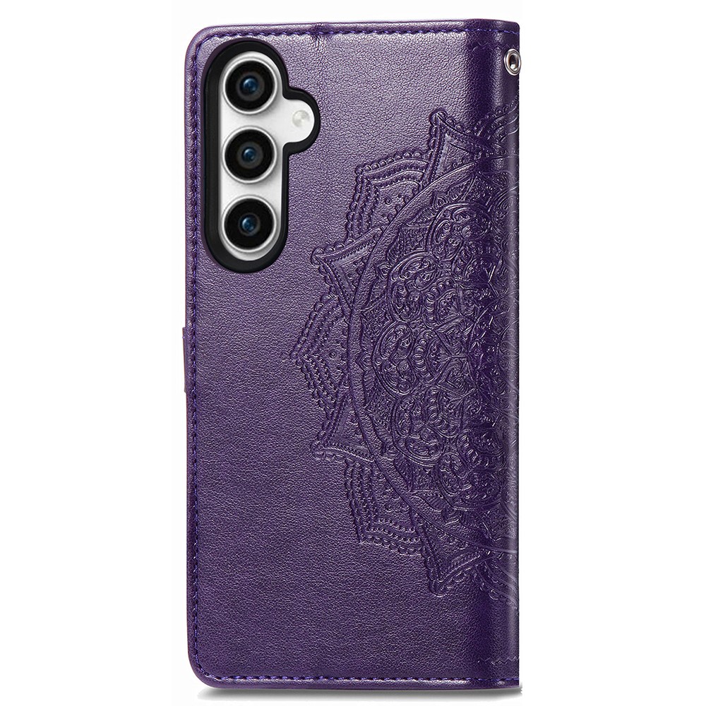  Samsung Galaxy S23 FE Fodral Mandala Blossom Lila - Teknikhallen.se