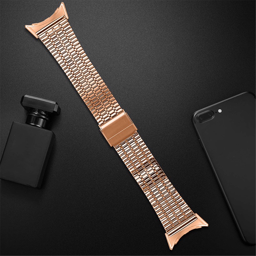  Google Pixel Watch / Watch 2 Metallarmband Rosguld - Teknikhallen.se