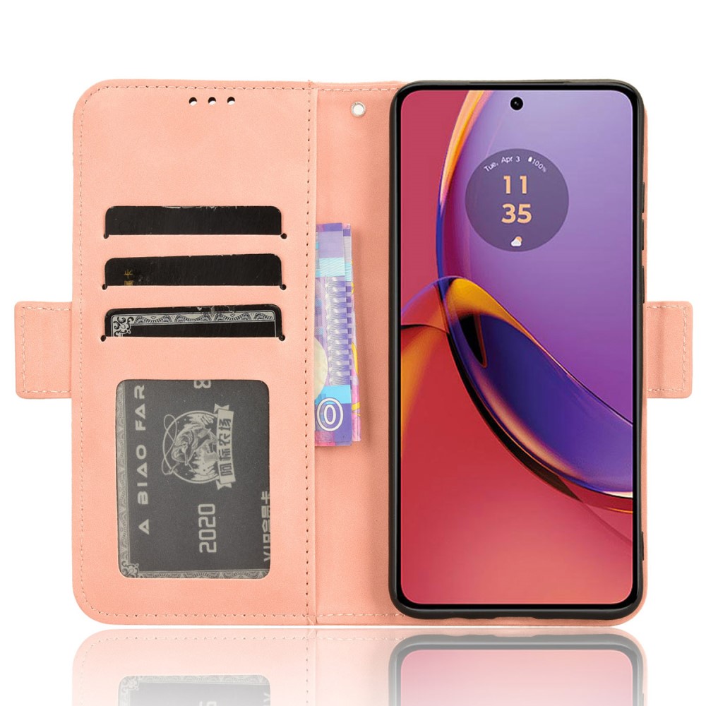  Motorola Moto G84 5G Fodral Med Avtagbart Kortfodral Rosa - Teknikhallen.se