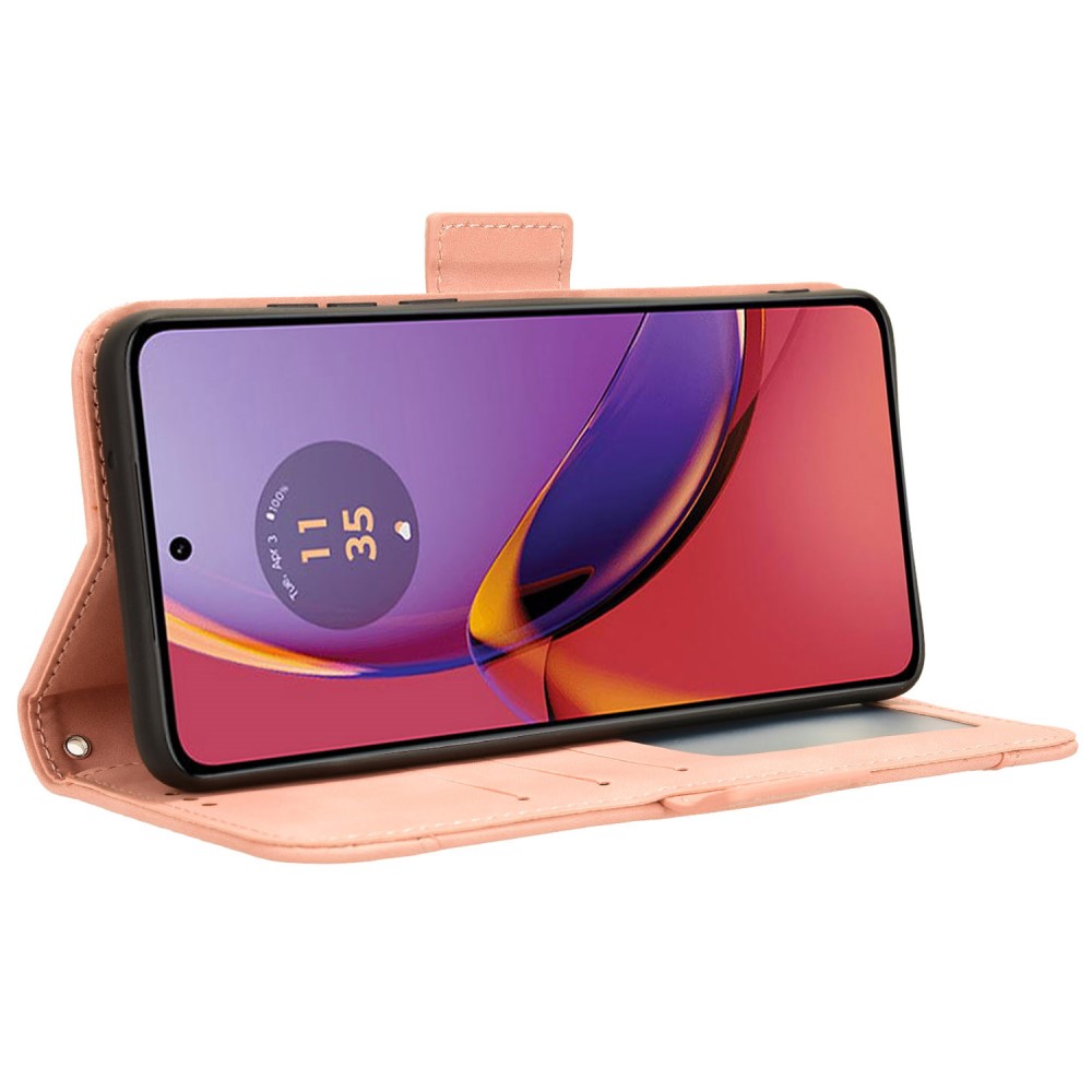  Motorola Moto G84 5G Fodral Med Avtagbart Kortfodral Rosa - Teknikhallen.se