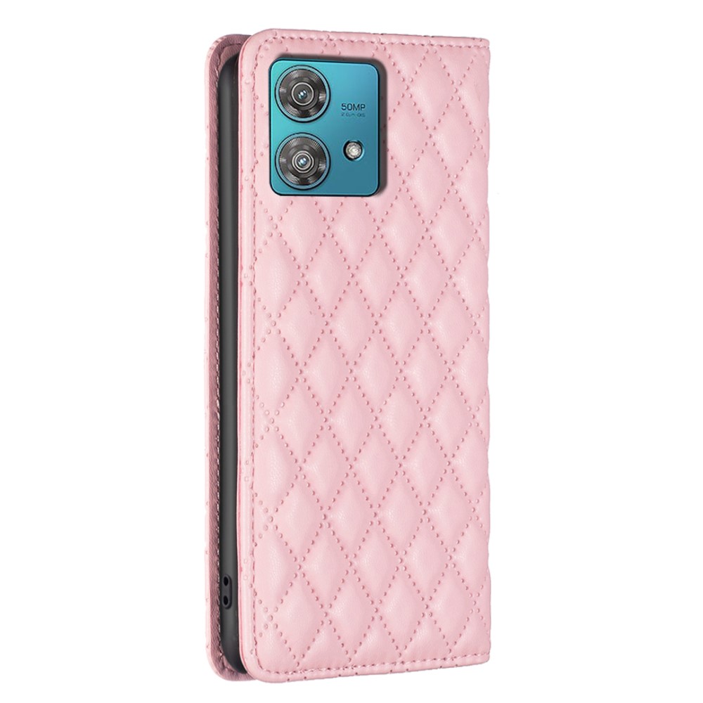  Motorola Edge 40 Neo 5G Fodral Diamond Flip Rosa - Teknikhallen.se