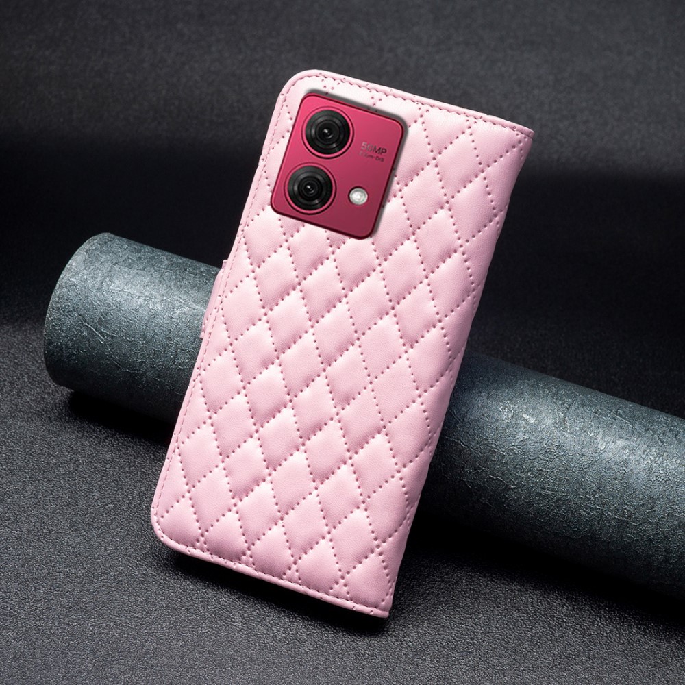  Motorola Moto G84 5G Fodral Diamond Rosa - Teknikhallen.se