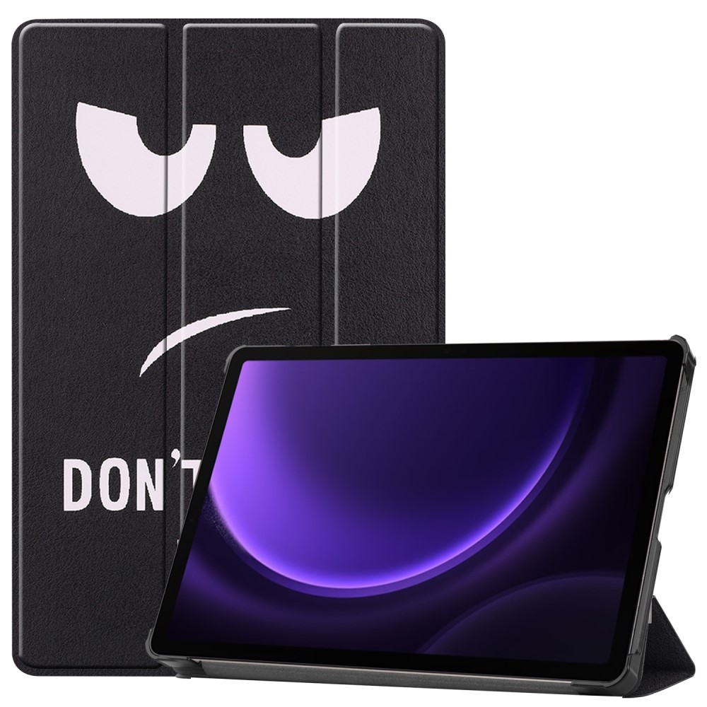  Samsung Galaxy Tab S9 FE Fodral Tri-Fold Läder Dont Touch - Teknikhallen.se