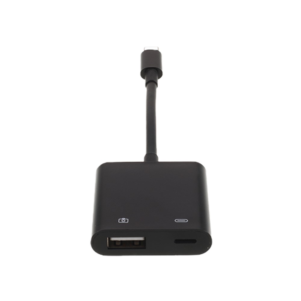  Lightning till USB 3.0 Kamera Adapter Svart - Teknikhallen.se