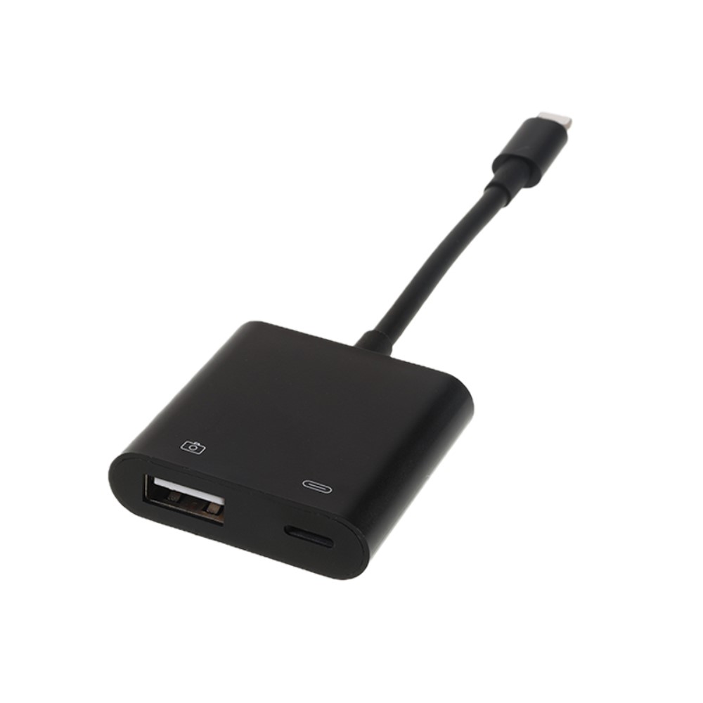  Lightning till USB 3.0 Kamera Adapter Svart - Teknikhallen.se