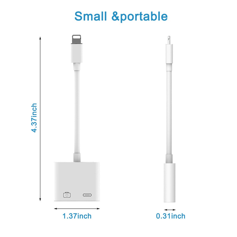  Lightning Till USB 3-kameraadapter Vit - Teknikhallen.se