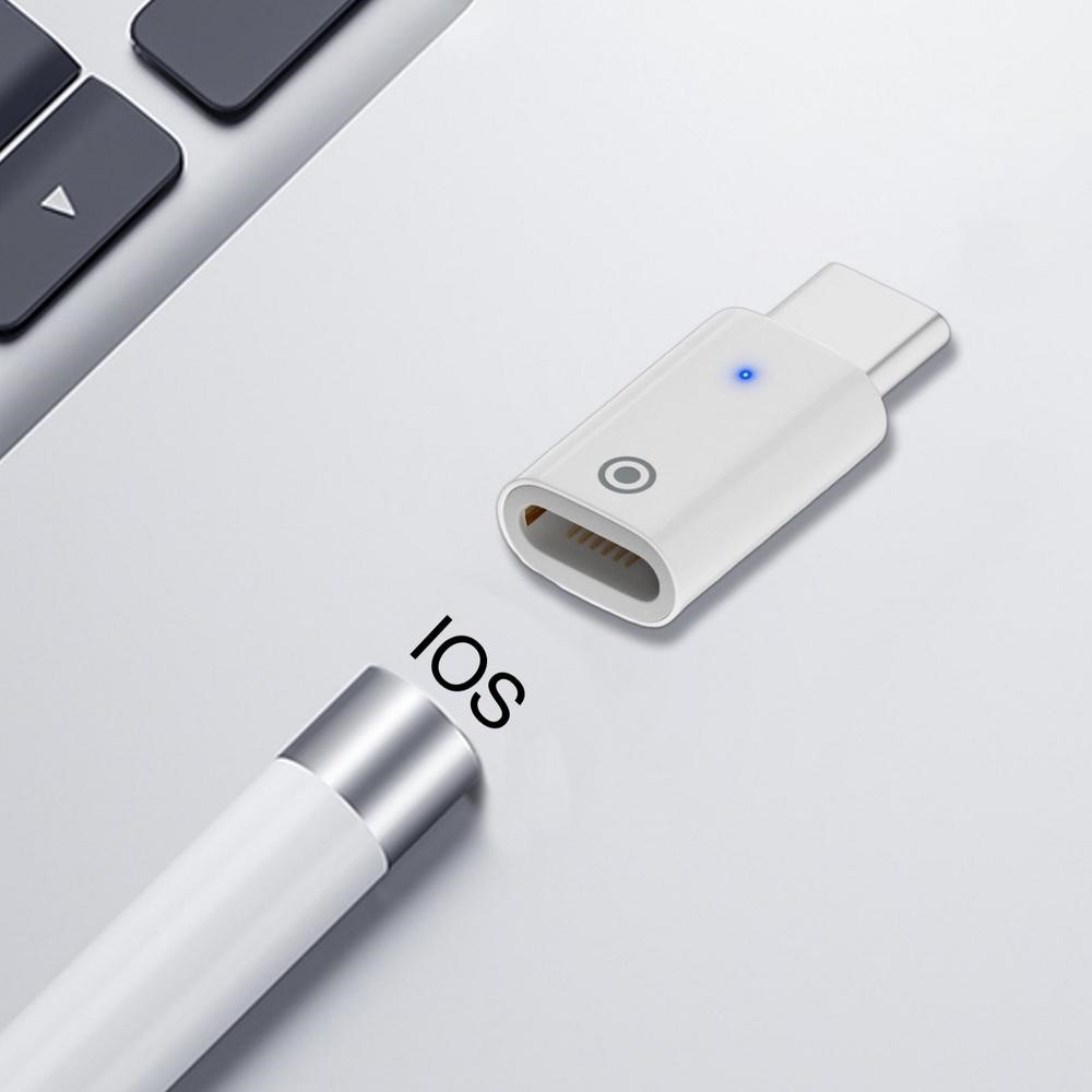  Lightning Hona - USB-C Hane Adapter För Apple Pencil 1st Gen - Teknikhallen.se