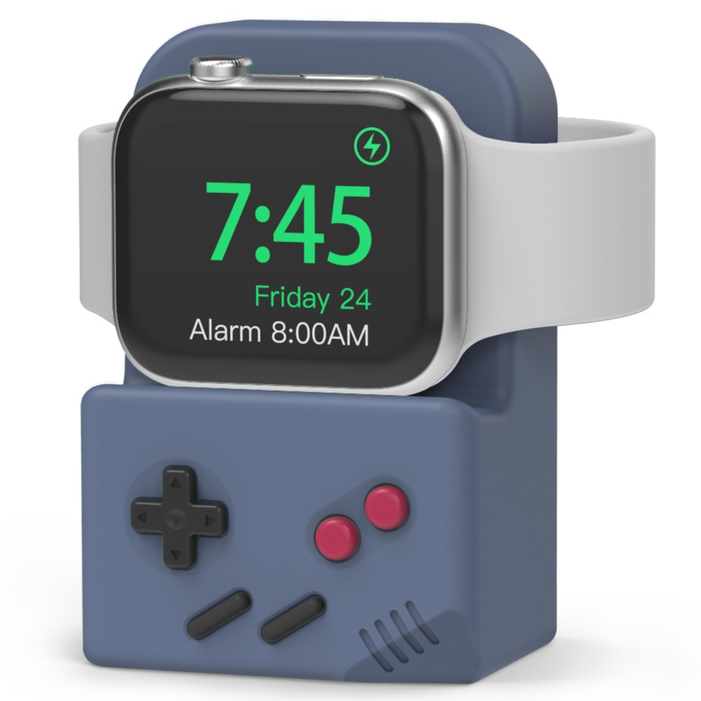 AHASTYLE AHASTYLE Apple Watch Laddningsställ Gamepad Silikon Blå - Teknikhallen.se