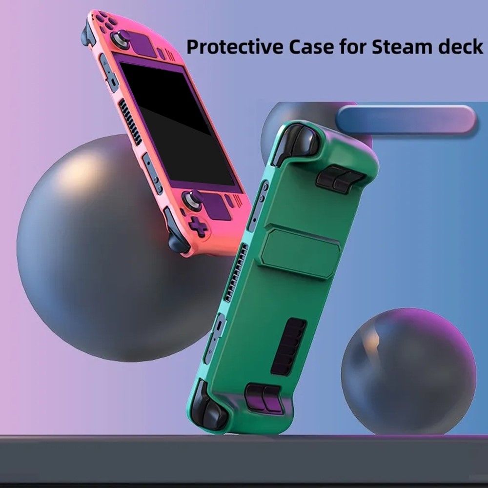  Skyddande Skal Till Steam Deck Med Kickstand Rosa - Teknikhallen.se