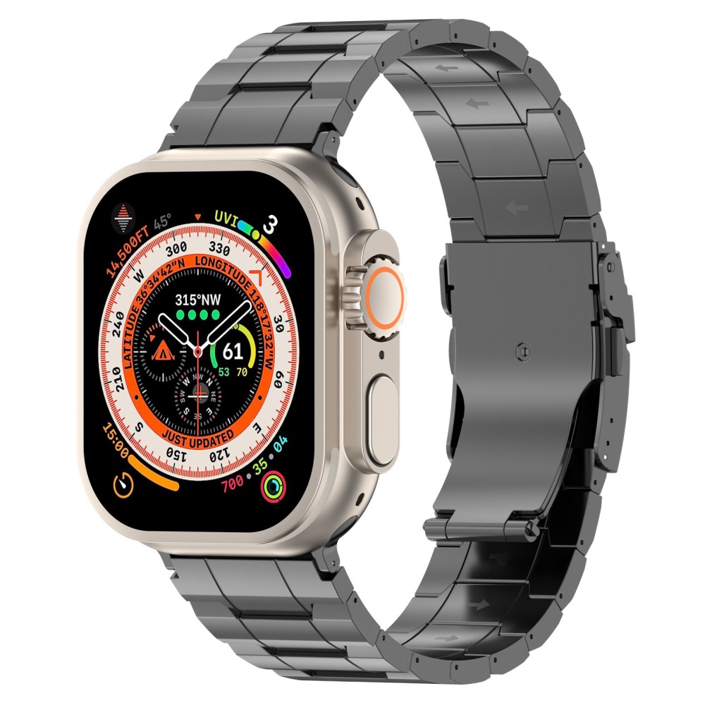  Apple Watch 41/40/38 mm Armband Steel Titanium Gr - Teknikhallen.se