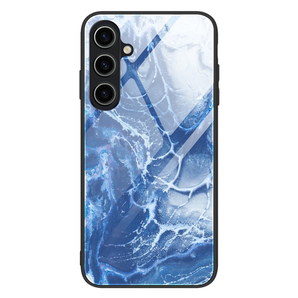  Samsung Galaxy A05s 4G Skal Marmor Härdat Glas Blue Ocean - Teknikhallen.se