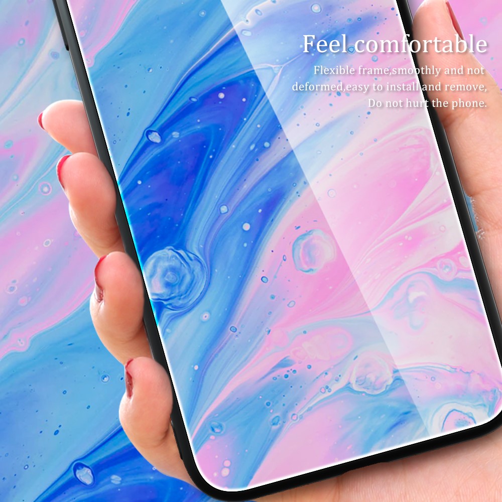  Samsung Galaxy A05s 4G Skal Marmor Härdat Glas Blue Ocean - Teknikhallen.se