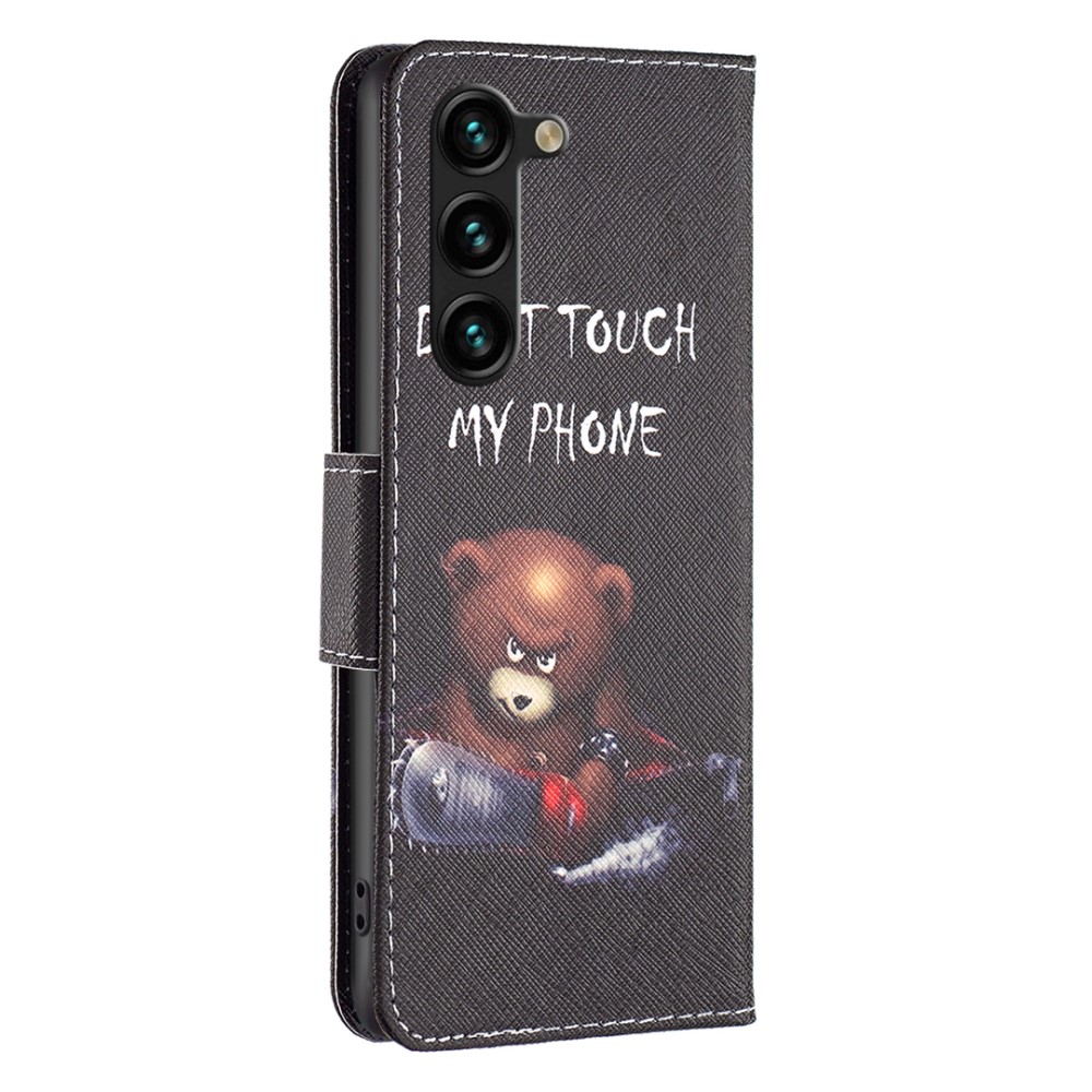  Samsung Galaxy S24 Plus Fodral Med Tryck Dont Touch Bear - Teknikhallen.se