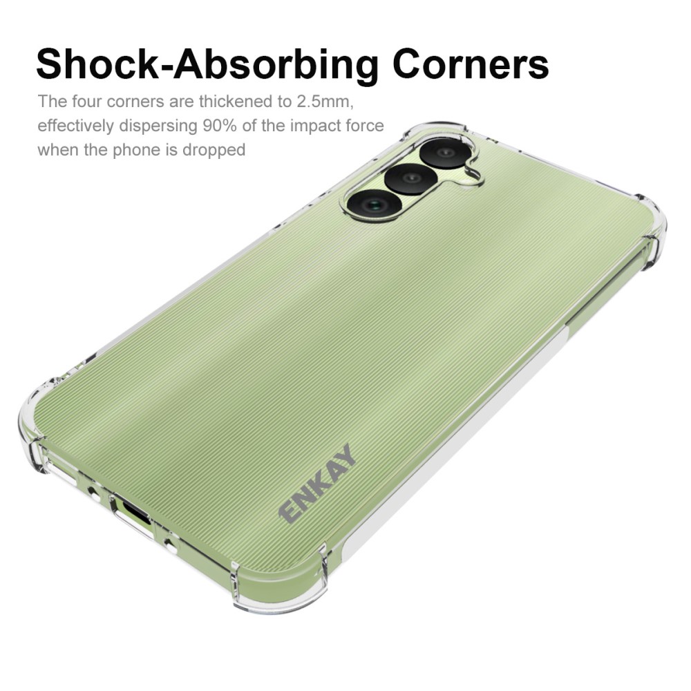 ENKAY ENKAY Samsung Galaxy A35 5G Skal Shockproof TPU Transparent - Teknikhallen.se