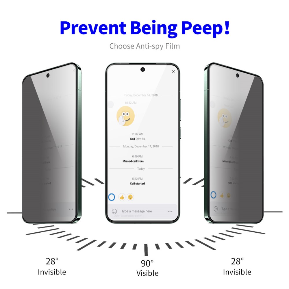 ENKAY ENKAY Galaxy A35 5G Skärmskydd Härdat Glas Privacy - Teknikhallen.se