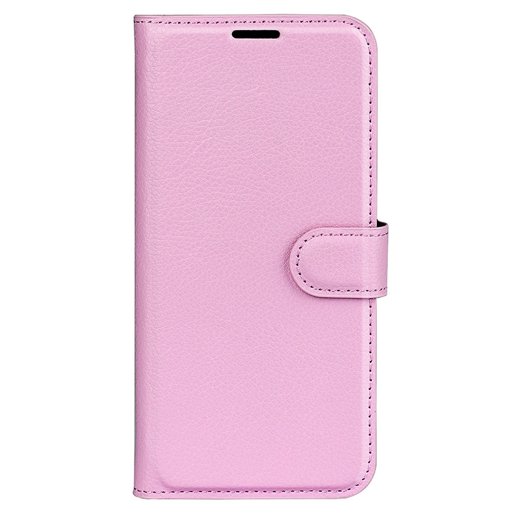  Xiaomi Redmi 13C 4G Fodral Litchi Läder Ljus Rosa - Teknikhallen.se