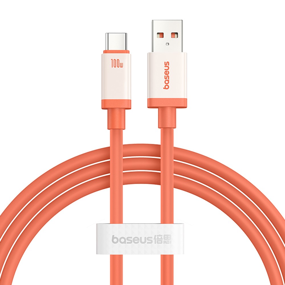 BASEUS Baseus 2m 100W PD USB-C Kabel Snabbladdning - Teknikhallen.se