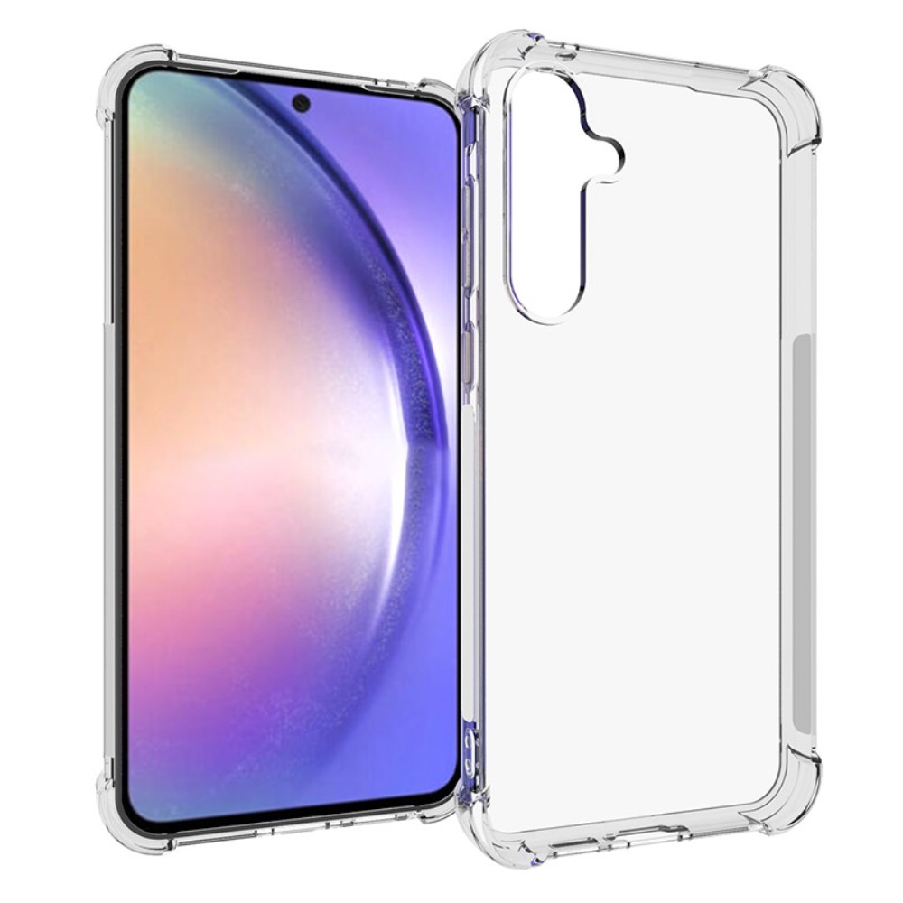  Samsung Galaxy A55 5G Skal Shockproof TPU Transparent - Teknikhallen.se