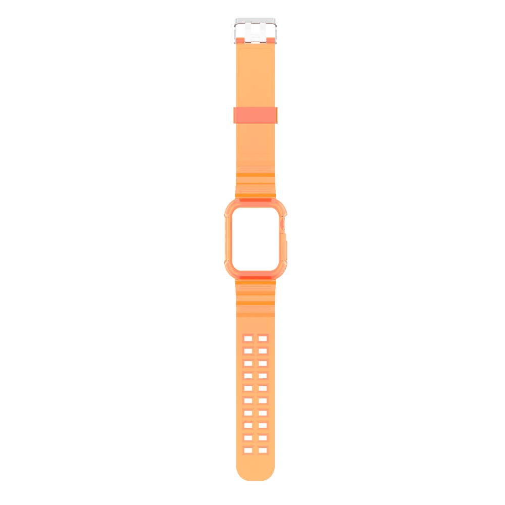  Apple Watch 38/40/41mm Kristall Skal/Armband Orange - Teknikhallen.se